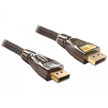 Cable DisplayPort DeLOCK 82771 2 m negro marrón