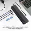 Acer Minidock Type-C 13 en 1 con cable USB 3.2 Gen 1 negro