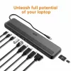 Acer Minidock Type-C 13 en 1 con cable USB 3.2 Gen 1 negro