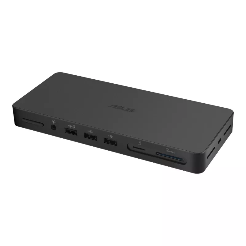 Docking station ASUS DC500 Thunderbolt 4 Triple 4K, 150W PD, 3 pantallas, 2x HDMI 2.1, 2x USB-A, 2x USB2.0, RJ-45, MicroSD