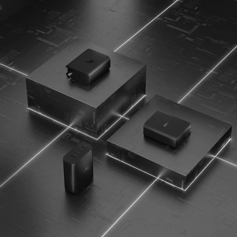 ASUS ROG 140W USB-C GaN universal negro AC carga rápida interior