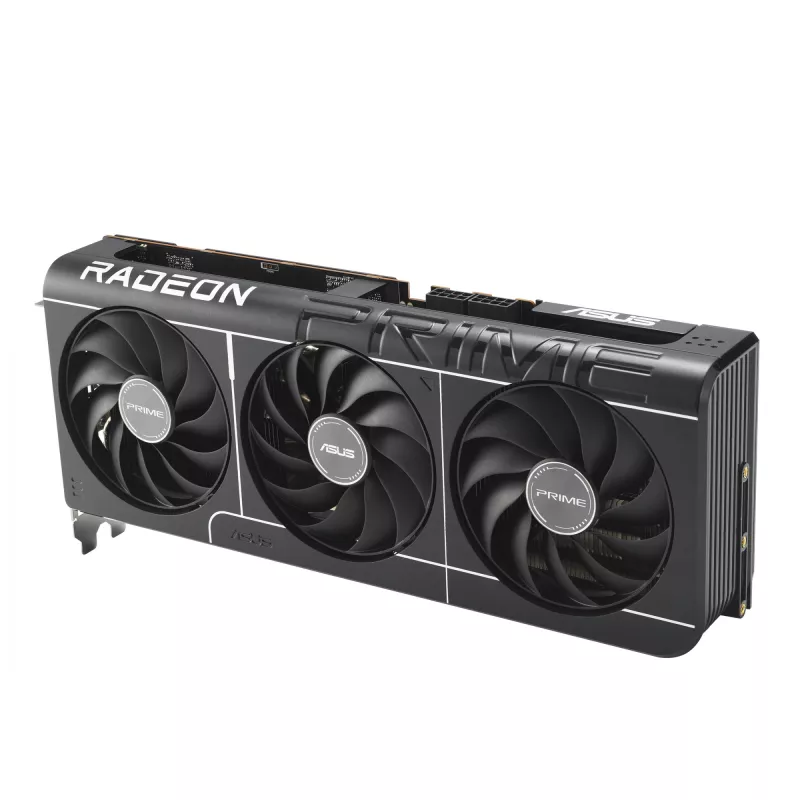 ASUS Prime Radeon RX 9070 OC 16 GB GDDR6 tarjeta gráfica (PRIME-RX9070-O16G), PCIe 5.0, 256 bits, 3x DP, 1x HDMI, 312 mm, 2,5 ranuras, 3 ventiladores