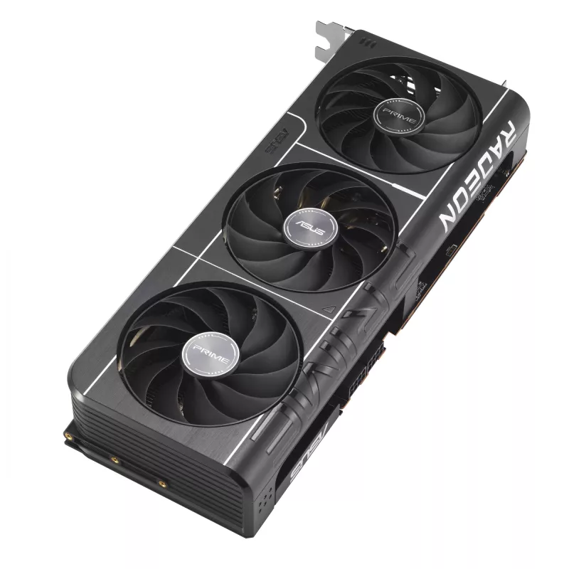 ASUS Prime Radeon RX 9070 OC 16 GB GDDR6 tarjeta gráfica (PRIME-RX9070-O16G), PCIe 5.0, 256 bits, 3x DP, 1x HDMI, 312 mm, 2,5 ranuras, 3 ventiladores