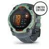 Garmin Instinct 3 AMOLED 50 mm smartwatch (010-03020-01), pantalla táctil de 1,3 pulgadas 416x416, GPS, verde Neotropic Twilight