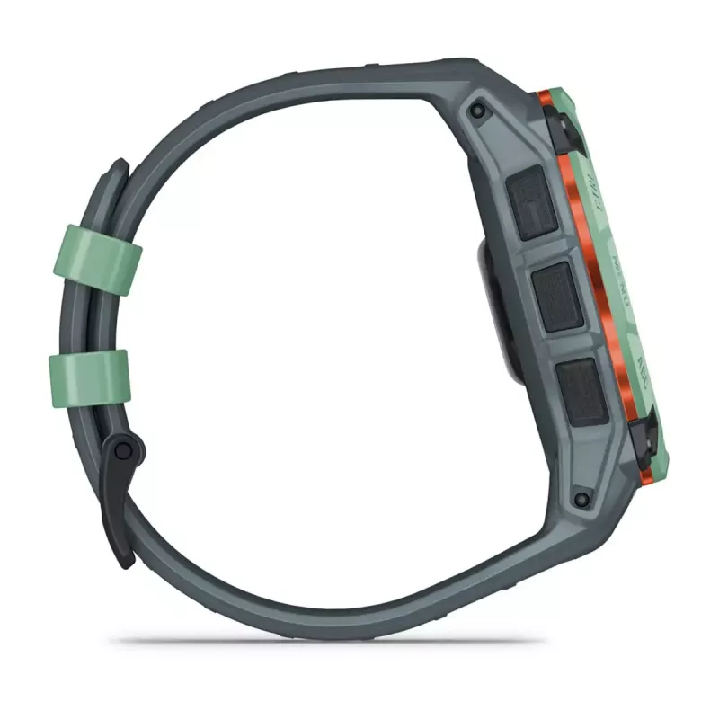 Garmin Instinct 3 AMOLED 50 mm smartwatch (010-03020-01), pantalla táctil de 1,3 pulgadas 416x416, GPS, verde Neotropic Twilight
