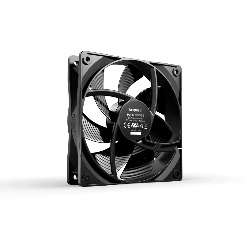 be quiet Pure Wings 3 Ventilador para carcasa de ordenador 120 mm 12 cm Negro 1 unidad