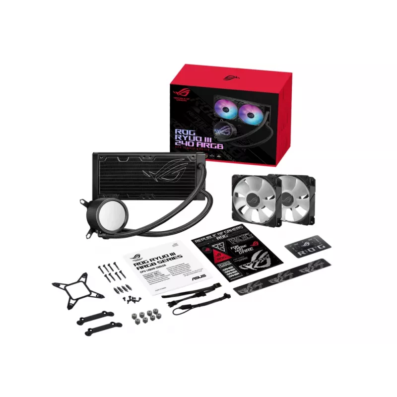 ASUS ROG Ryuo III 240 ARGB Refrigeración líquida para procesador 12 cm negro