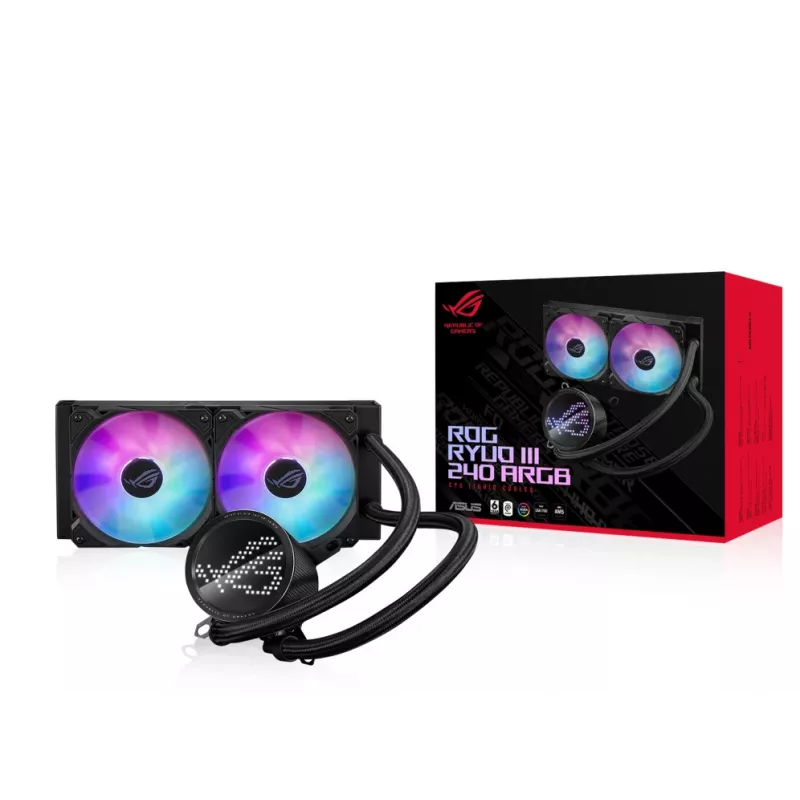 ASUS ROG Ryuo III 240 ARGB Refrigeración líquida para procesador 12 cm negro