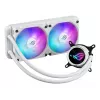 Refrigeración líquida para procesador ASUS ROG Strix LC III 240 ARGB White Edition 12 cm