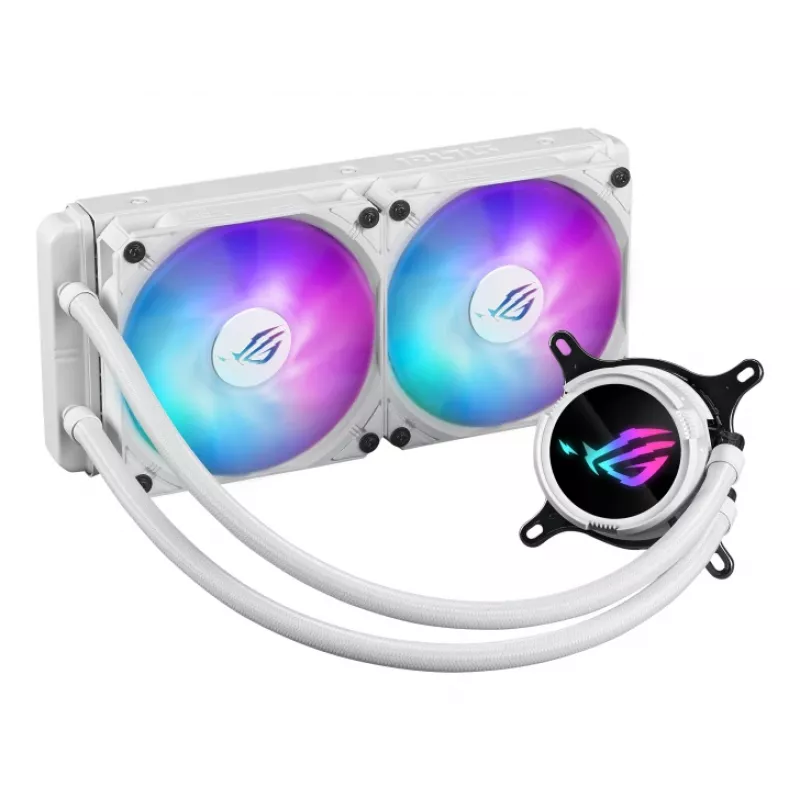 Refrigeración líquida para procesador ASUS ROG Strix LC III 240 ARGB White Edition 12 cm