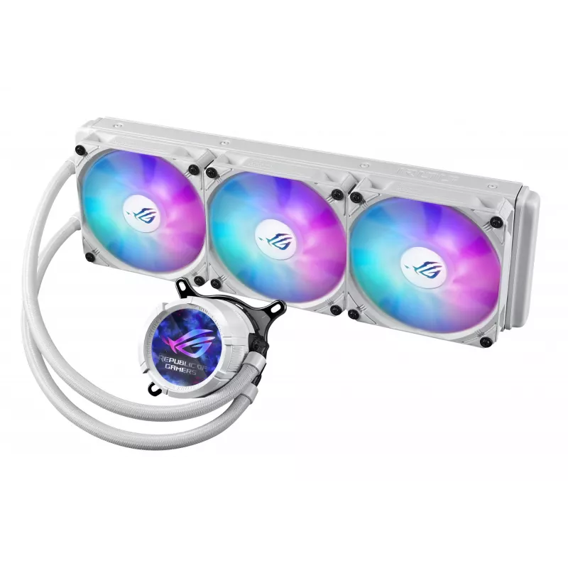 Refrigeración líquida todo en uno ASUS ROG Strix LC III 360 ARGB White Edition