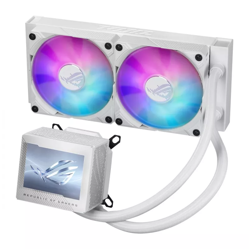 Refrigeración líquida todo en uno para procesador ASUS ROG RYUJIN III 240 ARGB White Edition 12 cm 1 ud.