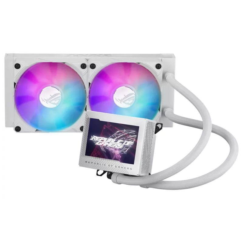 Refrigeración líquida todo en uno para procesador ASUS ROG RYUJIN III 240 ARGB White Edition 12 cm 1 ud.