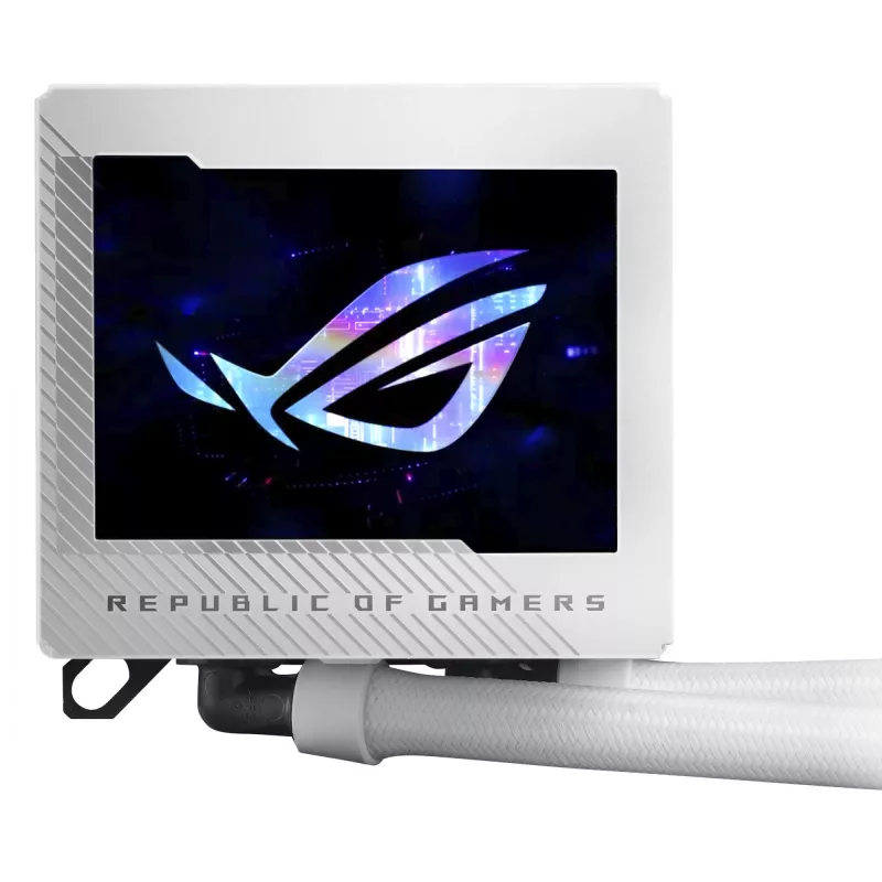 Refrigeración líquida todo en uno para procesador ASUS ROG RYUJIN III 240 ARGB White Edition 12 cm 1 ud.