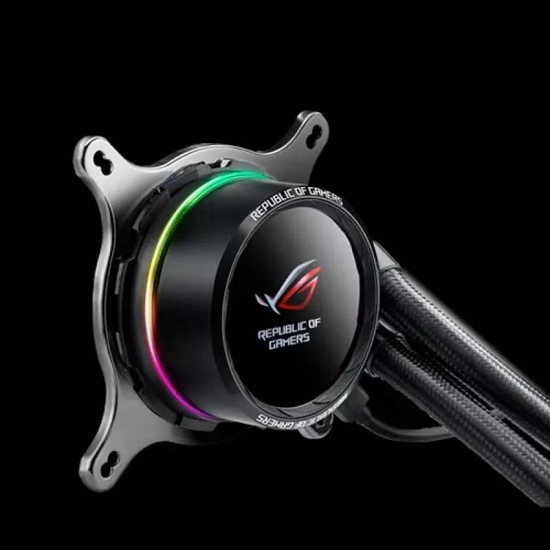 ASUS ROG RYUO 120 Procesador Refrigeración líquida todo en uno 12 cm Negro 1 ud.