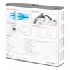 ARCTIC BioniX P140 (Gris/Blanco) – Ventilador gaming de 140 mm optimizado para presión con PWM PST