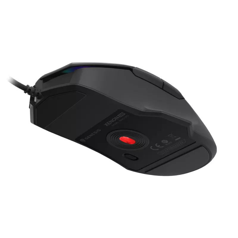 GENESIS Xenon 220 G2 Ratón Gaming Ambidiestro USB Type-A Óptico 12800 DPI
