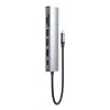 Dock/hub USB-C Manhattan con lector de tarjetas, conexiones (x5): Ethernet, HDMI, USB-A (x2) y USB-C, con Power Delivery (PD) 100 W – requiere cargador USB-C externo (no incluido). Alimentado por USB (no requiere fuente de alimentación externa) cuando no se utiliza PD