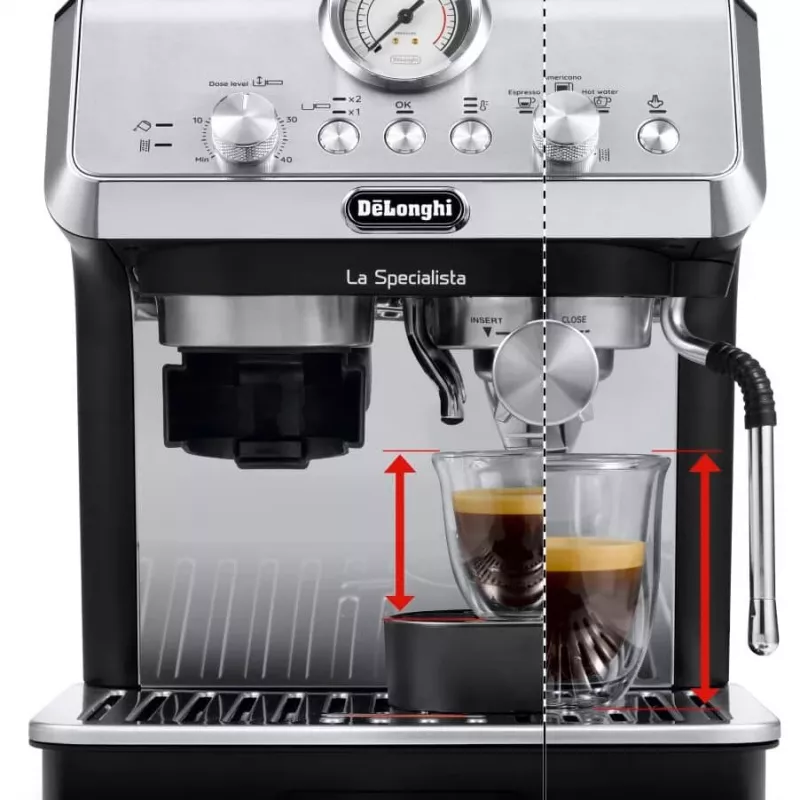 Cafetera espresso semiautomática De’Longhi Dedica Arte EC9155.MB 2,5 L