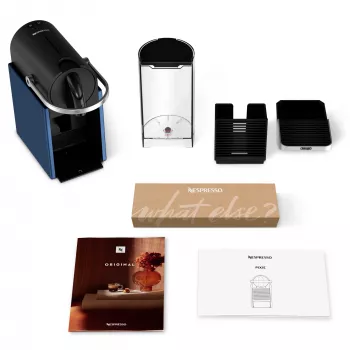 Cafetera de cápsulas De’Longhi Pixie EN127.BL — sistema Nespresso, depósito de agua de 1 l, 19 bar, 1260 W, 235×117×324 mm, 2,5 kg