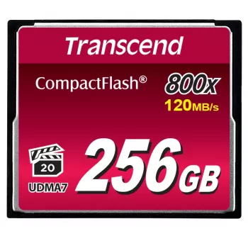 TRANSCEND tarjeta Cf Cf800 256GB 800x Premium