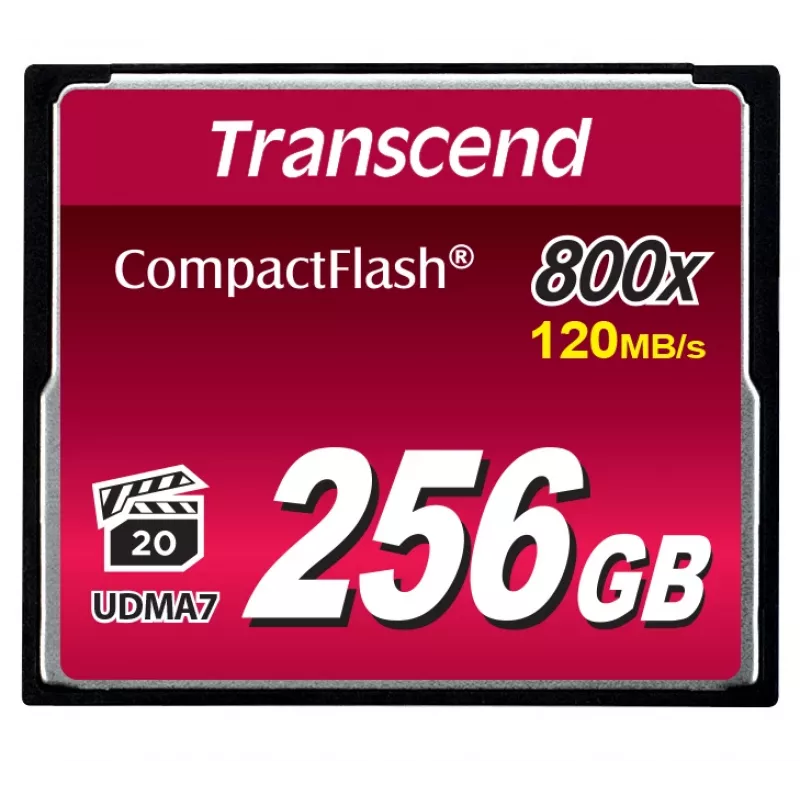 TRANSCEND tarjeta Cf Cf800 256GB 800x Premium
