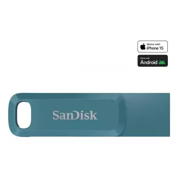 WESTERN DIGITAL SanDisk Ultra Dual Drive Go - 1 TB Memoria USB - USB-C / USB-A - Navagio Bay