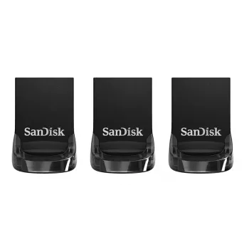 WESTERN DIGITAL SanDisk Ultra Fit - 32 GB Memoria USB - USB 3.1 - pack de 3