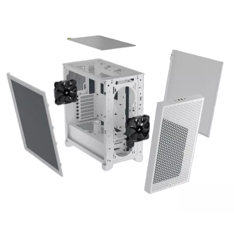 Caja para PC semitorre CORSAIR 3000D Airflow – Blanca