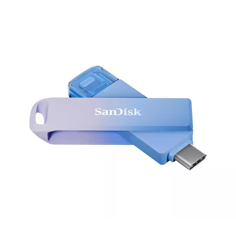 WESTERN DIGITAL SanDisk Creator Phone Drive – 256 GB USB – USB-C/Lightning – Azul