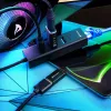 SHARKOON USB Hub - 3 puertos USB 3.2 Gen 1 Aluminio + Ethernet Negro