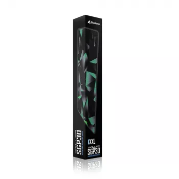 Alfombrilla de ratón gaming SHARKOON Sgp30 – negro/verde/gris