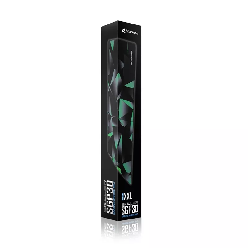 Alfombrilla de ratón gaming SHARKOON Sgp30 – negro/verde/gris