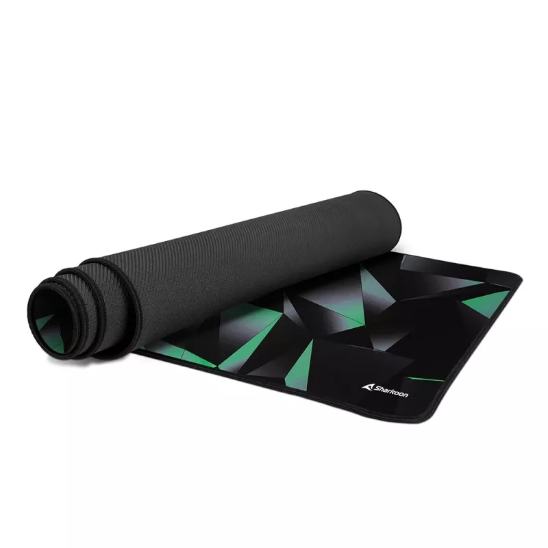 Alfombrilla de ratón gaming SHARKOON Sgp30 – negro/verde/gris
