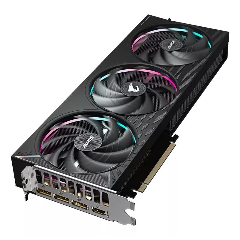 Tarjeta gráfica GIGABYTE AORUS GeForce RTX 5060 ELITE 8G - 8GB GDDR7, 128bit, PCI-E 5.0, 2722 MHz frecuencia de núcleo, 3 x DisplayPort, 1 x HDMI, GV-N5060AORUS E-8GD