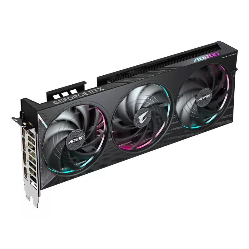 Tarjeta gráfica GIGABYTE AORUS GeForce RTX 5060 ELITE 8G - 8GB GDDR7, 128bit, PCI-E 5.0, 2722 MHz frecuencia de núcleo, 3 x DisplayPort, 1 x HDMI, GV-N5060AORUS E-8GD