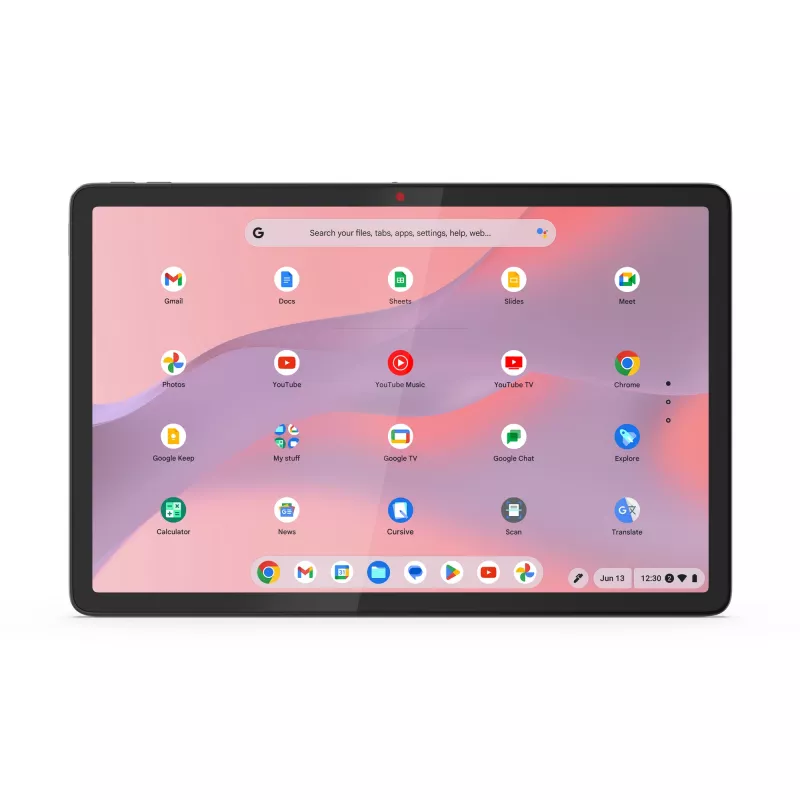 Lenovo Chromebook Duet 11M889 Chromebook 2 en 1 desmontable, MediaTek Kompanio 838, 27,8 cm (10,9 pulgadas) pantalla táctil WUXGA, 8 GB LPDDR4x-SDRAM, 128 GB eMMC, ChromeOS, teclado alemán, gris