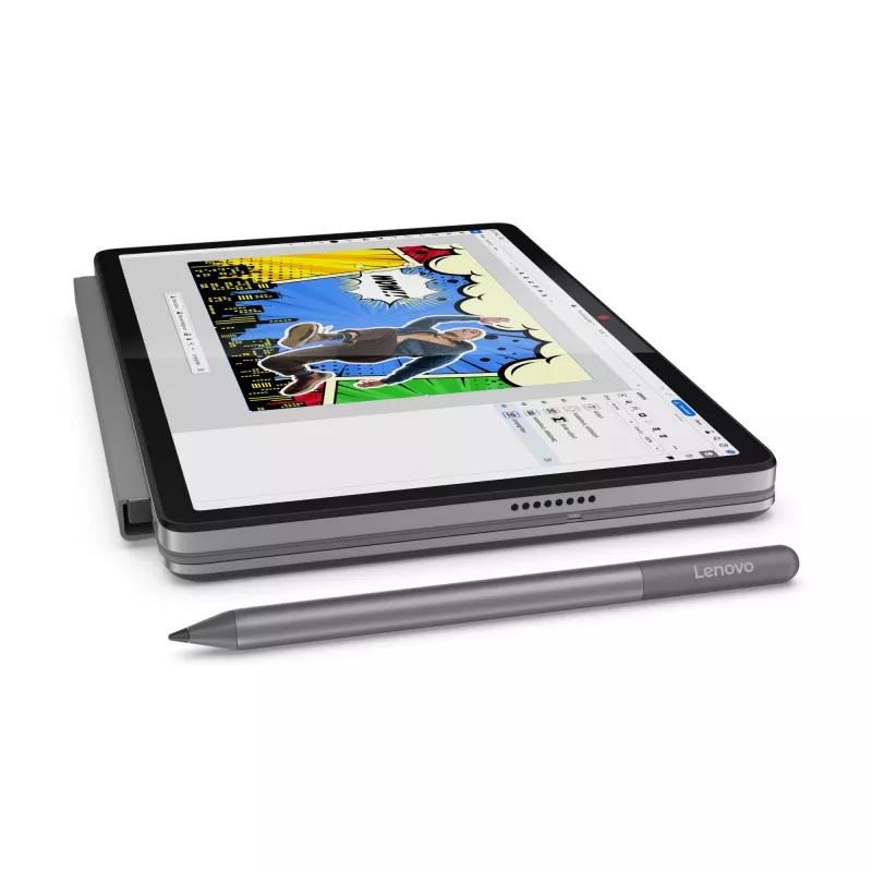 Lenovo Chromebook Duet 11M889 Chromebook 2 en 1 desmontable, MediaTek Kompanio 838, 27,8 cm (10,9 pulgadas) pantalla táctil WUXGA, 8 GB LPDDR4x-SDRAM, 128 GB eMMC, ChromeOS, teclado alemán, gris