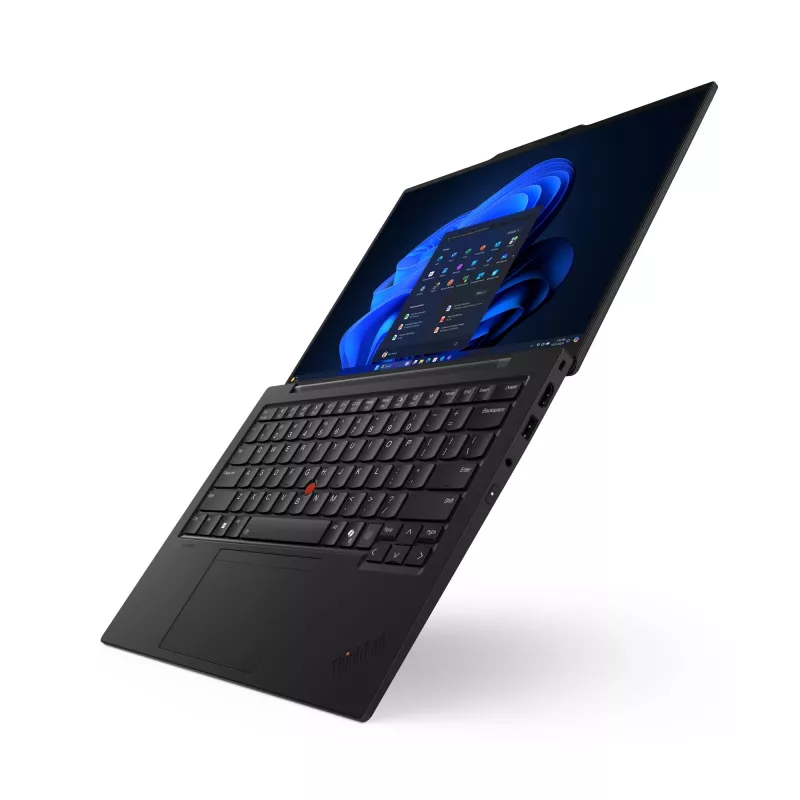 Portátil Lenovo ThinkPad X1 Carbon Gen 13 Aura Edition Copilot+ PC, Intel Core Ultra 7 258V, 35,6 cm (14 pulgadas) 2.8K OLED 120 Hz, 32 GB LPDDR5x-SDRAM, SSD de 1 TB, Intel Arc Graphics 140V, Wi-Fi 7, Windows 11 Pro, teclado alemán, negro