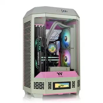 Caja de PC Thermaltake Tower 300 Matcha Plum Micro Tower