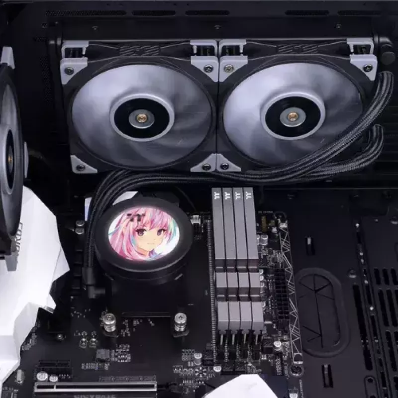 Refrigeración líquida todo en uno Thermaltake CL-W322-PL12GM-B 12 cm Negro Gris 2500 rpm 72,69 m³/h