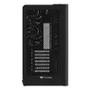 Thermaltake View 390 Air caja de PC midi torre, ATX, ARGB, cristal templado, fuente PS2, HDD de 3,5 pulgadas, SSD de 2,5 pulgadas, ventiladores frontales de hasta 200 mm, negra