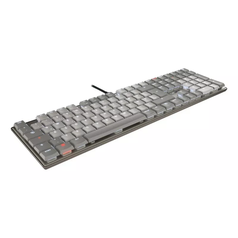 CHERRY KC 500 MX LP Teclado Hogar/Oficina USB QWERTZ Alemán Gris