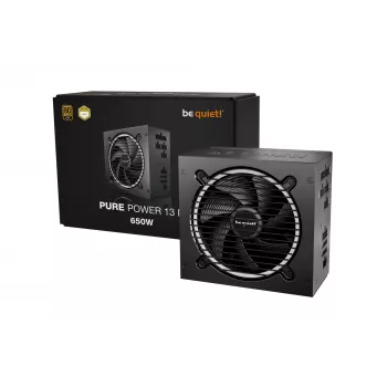 be quiet! Pure Power 13 M | Fuente de alimentación 650W 20+4-Pin ATX ATX Negra