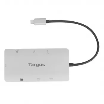 Targus DOCK423EU Estación de acoplamiento/Replicador de puertos para portátil Cableado USB 3.2 Gen 1 (3.1 Gen 1) Type-C Plateado