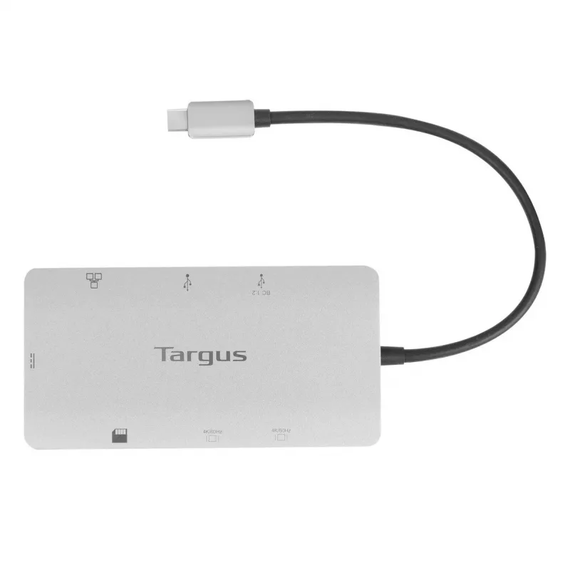 Targus DOCK423EU Estación de acoplamiento/Replicador de puertos para portátil Cableado USB 3.2 Gen 1 (3.1 Gen 1) Type-C Plateado