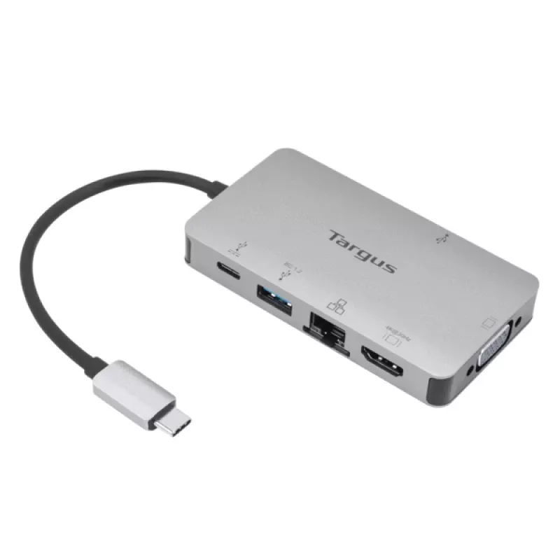 Estación de acoplamiento Targus DOCK419 Cableado USB 3.2 Gen 1 Type-C Gris