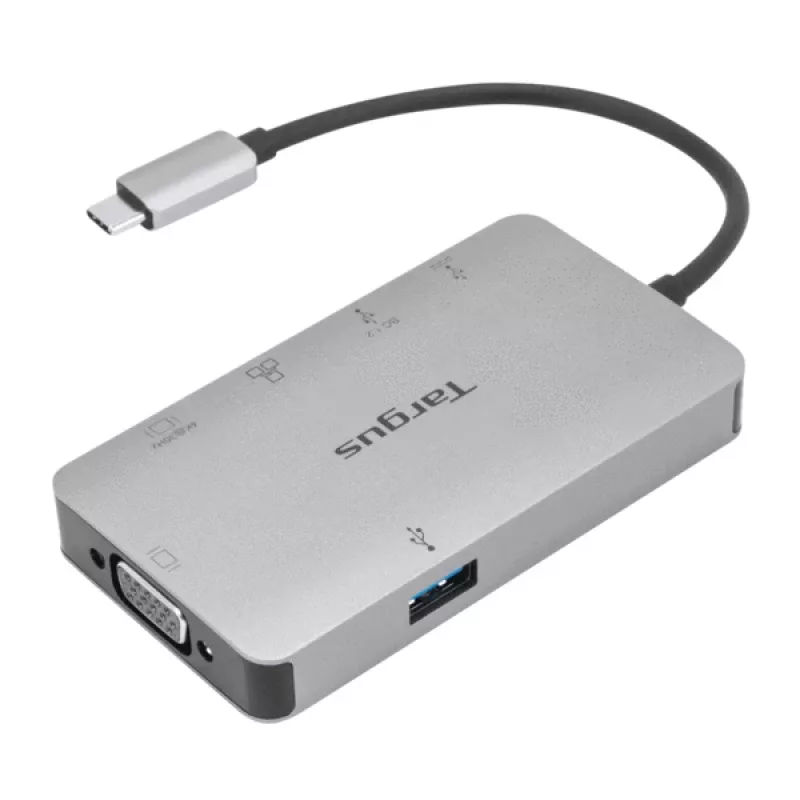 Estación de acoplamiento Targus DOCK419 Cableado USB 3.2 Gen 1 Type-C Gris