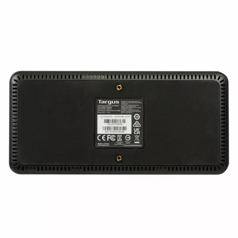 Targus DOCK460EUZ Estación de acoplamiento/Replicador de puertos para portátil Cableado USB4 Negro