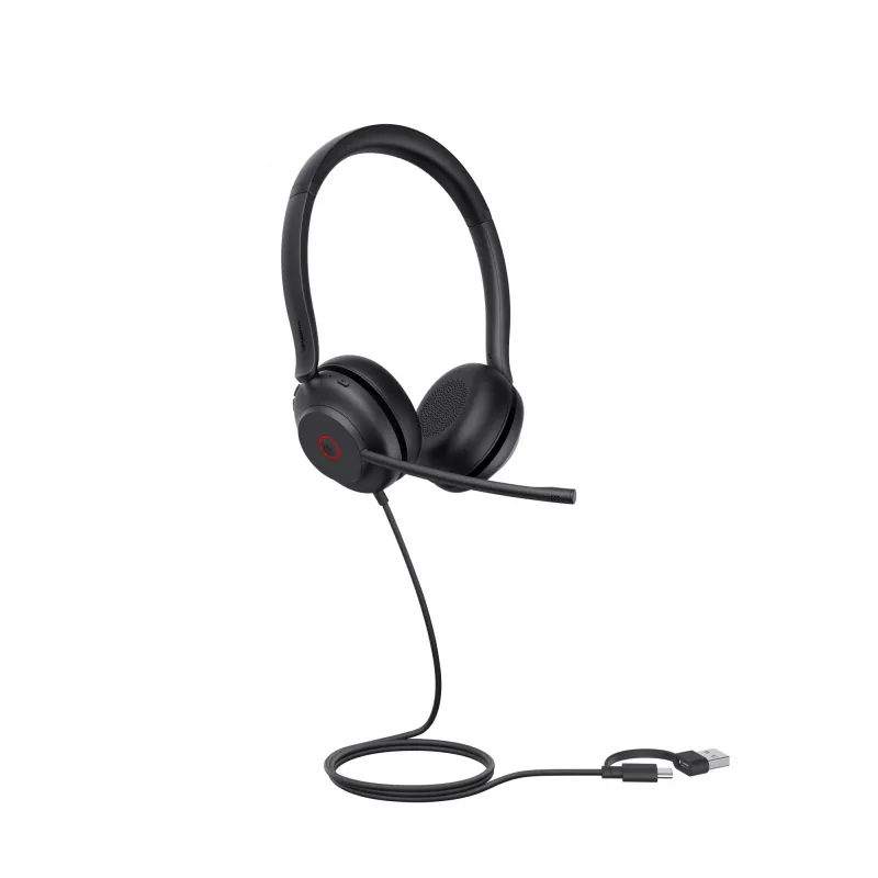 Yealink UH35 Dual UC Auricular USB-C/A, Cableado, 20 - 20000 Hz, Llamadas/Música, 139,5 g, Auricular, Negro